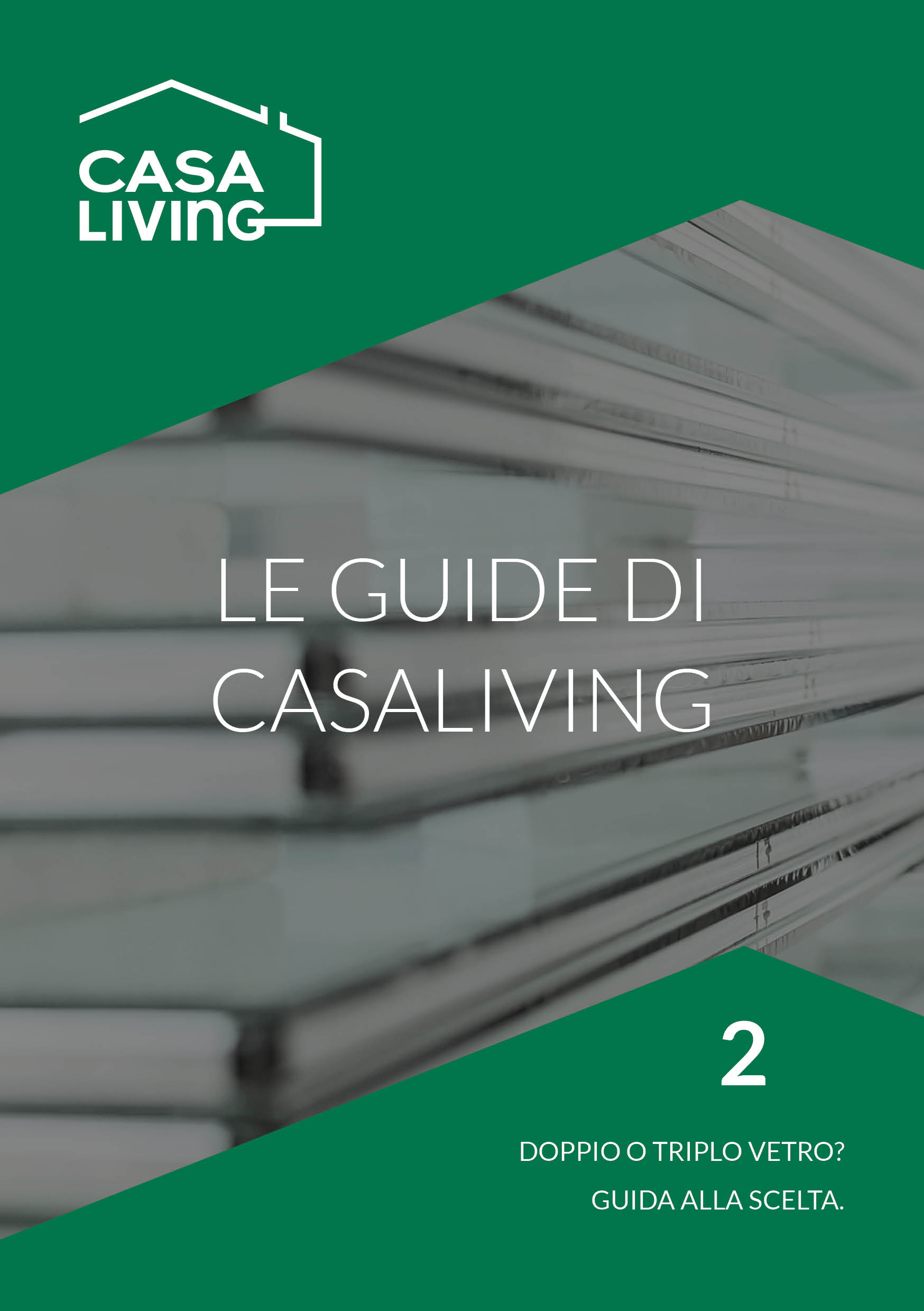 Brochure per CasaLiving, azienda di vendita infissi e serramenti